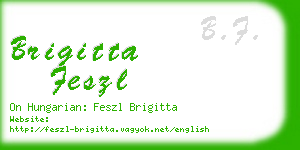 brigitta feszl business card